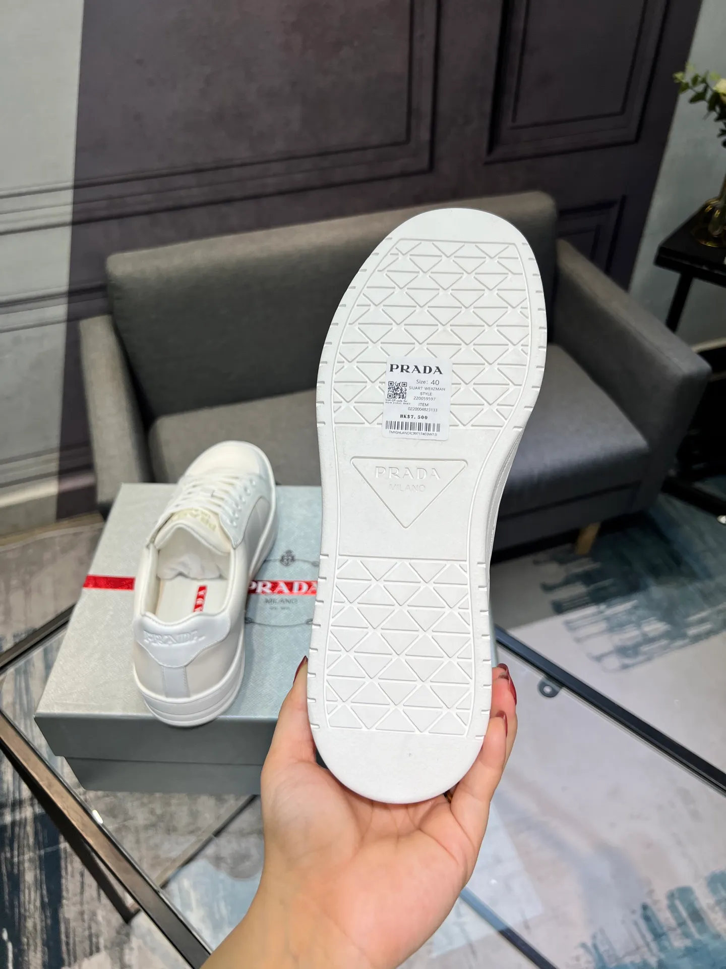 Men's shoes 💰540 [PRADA] Men's shoes are popular in the counter, official website synchronization, 1 high-quality shipment ✔️ Original frosted cowhide + cowhide lining, 1🆚1 replica, original sole, 38-45 (45 customized, non-refundable)